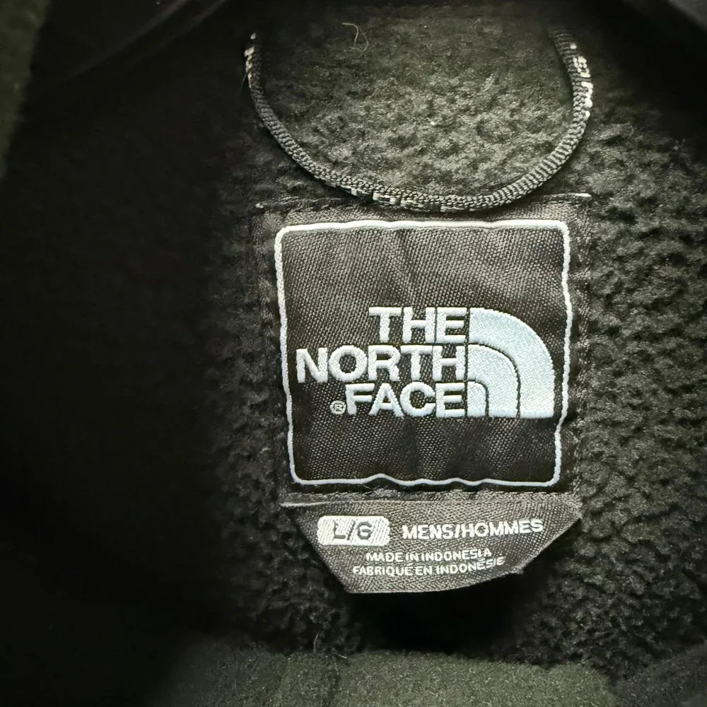 The North Face Salinas Fleece Jacket‎ Mens Large Black Full Zip Utility Coat L